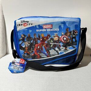 Disney Infinity Marvel Super Heroes Carrying Case Bag Disc Album Holder Set NWT